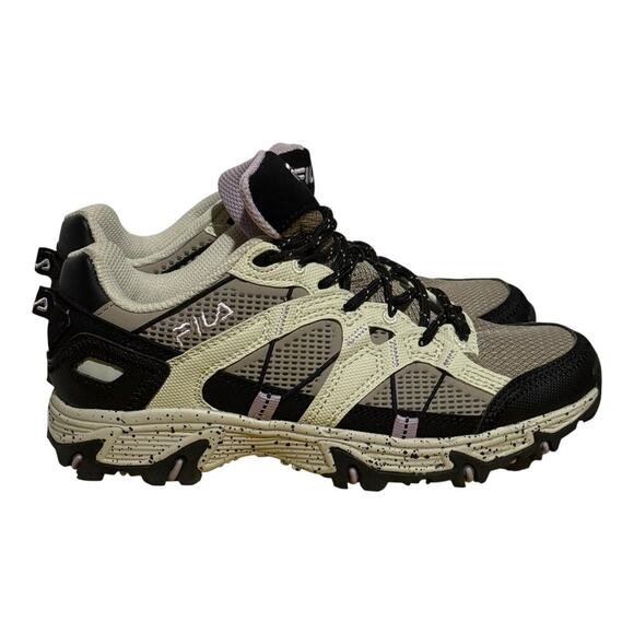 Fila Trail Running Shoes Women's Size 6 Cream Black Lavender Rugged Outdoor - Picture 1 of 8